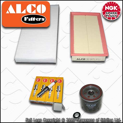 SERVICE KIT for FORD FOCUS MK1 1.4 PETROL OIL AIR CABIN FILTER PLUGS (1998-2004)