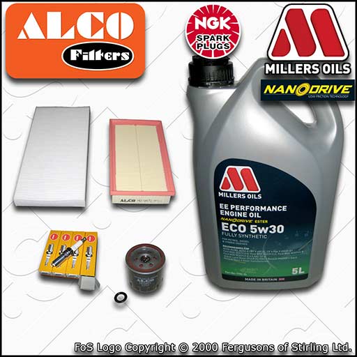 SERVICE KIT for FORD FOCUS MK1 1.4 OIL AIR CABIN FILTERS PLUGS +OIL (1998-2004)