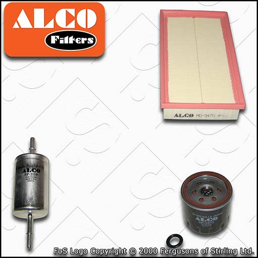 SERVICE KIT for FORD FOCUS MK1 1.4 PETROL ALCO OIL AIR FUEL FILTERS (1998-2004)