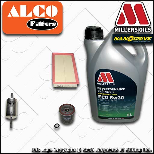 SERVICE KIT for FORD FOCUS MK1 1.4 PETROL OIL AIR FUEL FILTERS +OIL (1998-2004)