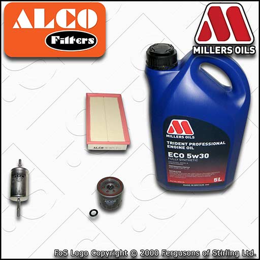 SERVICE KIT for FORD FOCUS MK1 1.4 PETROL OIL AIR FUEL FILTERS +OIL (1998-2004)