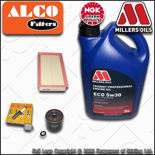 SERVICE KIT for FORD FOCUS MK1 1.4 PETROL OIL AIR FILTERS PLUGS +OIL (1998-2004)