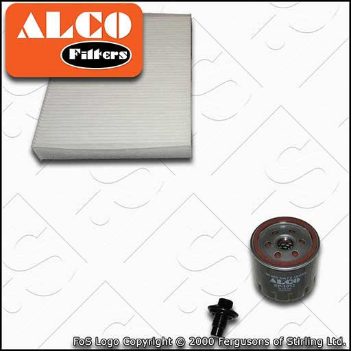 SERVICE KIT for FORD FIESTA MK6 1.25 1.4 ALCO OIL CABIN FILTERS (2001-2008)