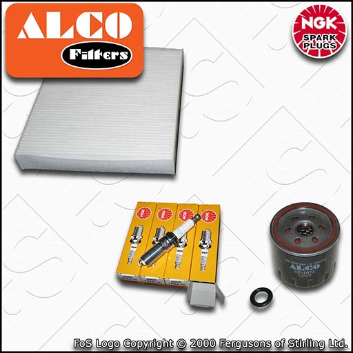 SERVICE KIT for FORD FOCUS MK2 1.4 16V ALCO OIL CABIN FILTERS PLUGS (2004-2010)