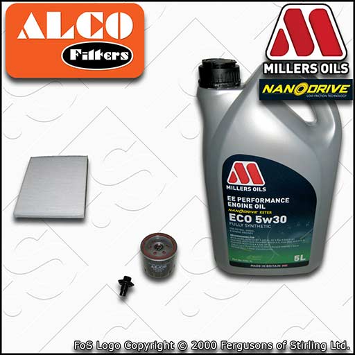 SERVICE KIT for FORD B-MAX 1.4 1.6 OIL CABIN FILTERS +EE ECO OIL (2012-2018)