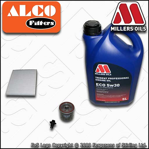 SERVICE KIT for FORD B-MAX 1.4 1.6 OIL CABIN FILTERS +ECO OIL (2012-2018)