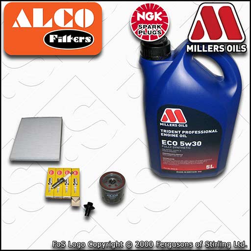 SERVICE KIT for FORD B-MAX 1.4 1.6 OIL CABIN FILTERS PLUGS +ECO OIL (2012-2018)