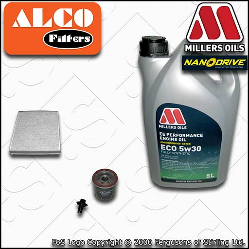 SERVICE KIT for FORD KUGA 1.6 ECOBOOST OIL CABIN FILTERS +EE ECO OIL (2013-2019)