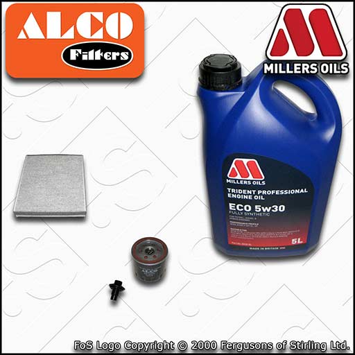 SERVICE KIT for FORD KUGA 1.6 ECOBOOST OIL CABIN FILTERS +ECO OIL (2013-2019)
