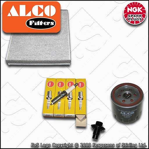 SERVICE KIT FORD FOCUS MK3 1.6 PETROL OIL CABIN FILTERS SPARK PLUGS (2011-2012)