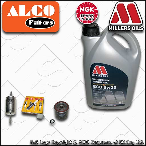 SERVICE KIT for FORD FOCUS MK1 1.4 PETROL OIL FUEL FILTER PLUGS +OIL (1998-2004)