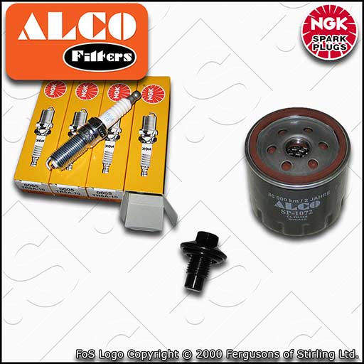 SERVICE KIT for FORD FIESTA MK6 1.6 OIL FILTER SUMP PLUG PLUGS (2006-2008)