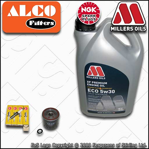 SERVICE KIT for FORD FIESTA MK7 1.25 1.4 1.6 OIL FILTERS PLUGS +OIL (2008-2017)
