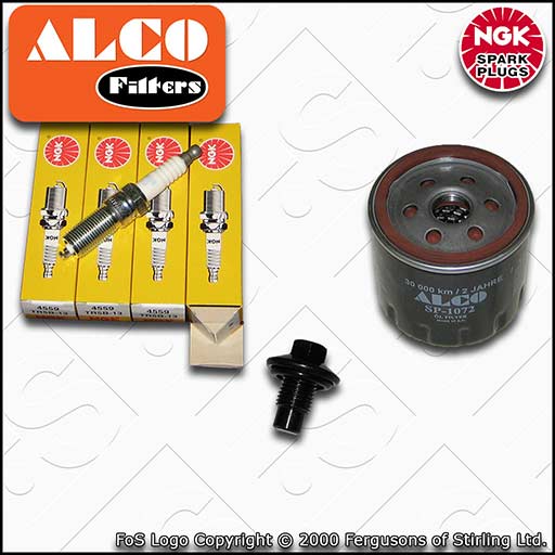 SERVICE KIT for FORD FIESTA MK7 1.25 1.4 1.6 ALCO OIL FILTER PLUGS (2008-2017)
