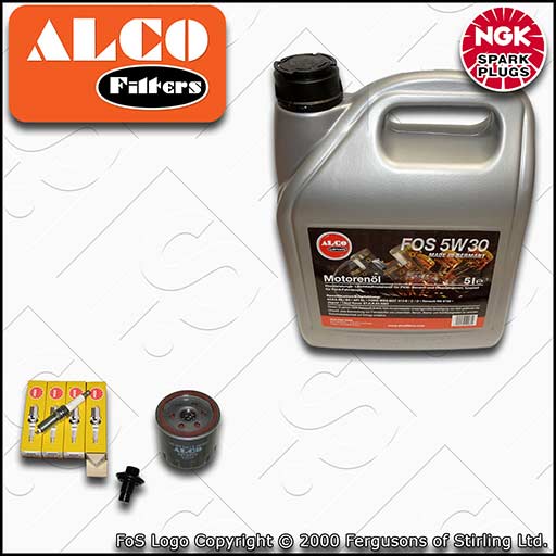 SERVICE KIT for FORD B-MAX 1.4 1.6 OIL FILTER PLUGS +OIL (2012-2018)