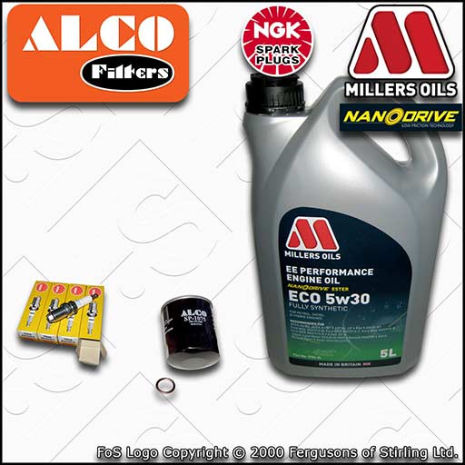 SERVICE KIT for RENAULT CLIO MK2 1.2 8V OIL FILTER PLUGS +EE 5w30 OIL 1998-2000