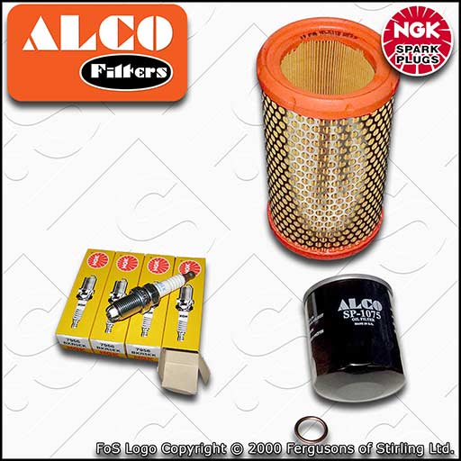 SERVICE KIT for RENAULT CLIO MK2 1.2 8V OIL AIR FILTERS SPARK PLUGS (1998-2000)