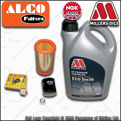 SERVICE KIT for RENAULT CLIO MK2 1.2 8V OIL AIR FILTERS PLUGS +OIL (1998-2000)