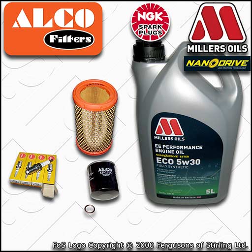 SERVICE KIT for RENAULT CLIO MK2 1.2 8V OIL AIR FILTERS PLUGS +OIL (1998-2000)