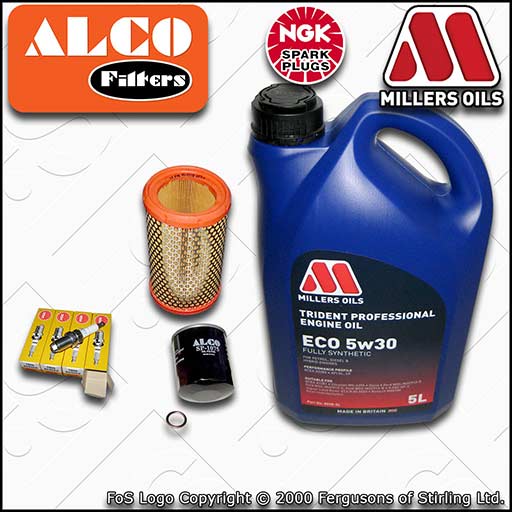 SERVICE KIT for RENAULT CLIO MK2 1.2 8V OIL AIR FILTERS PLUGS +OIL (1998-2000)