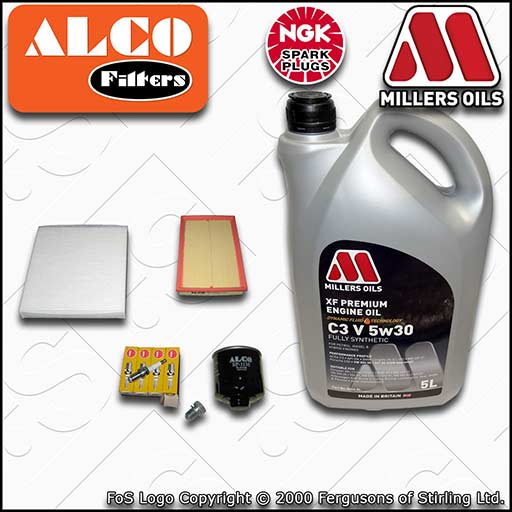 SERVICE KIT for SEAT IBIZA 6L 1.4 AUB BBY BBZ BKY OIL AIR CABIN FILTER PLUGS OIL