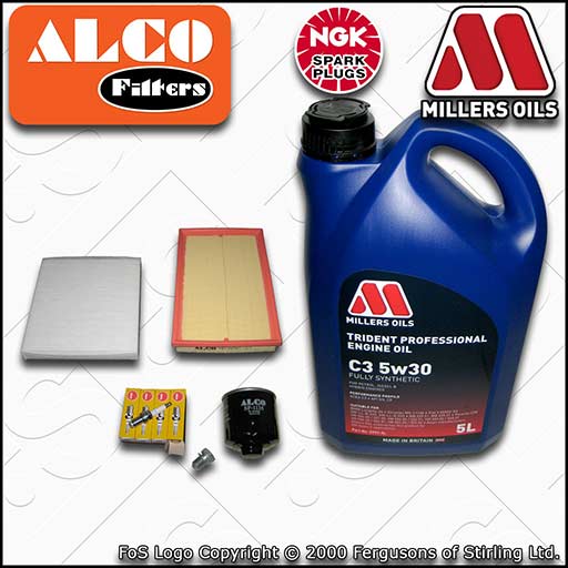 SERVICE KIT for SEAT IBIZA 6L 1.4 AUB BBY BBZ BKY OIL AIR CABIN FILTER PLUGS OIL