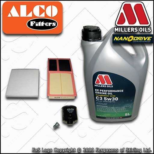 SERVICE KIT for VW POLO 9N 1.4 16V BUD OIL AIR CABIN FILTERS +EE OIL (2006-2009)