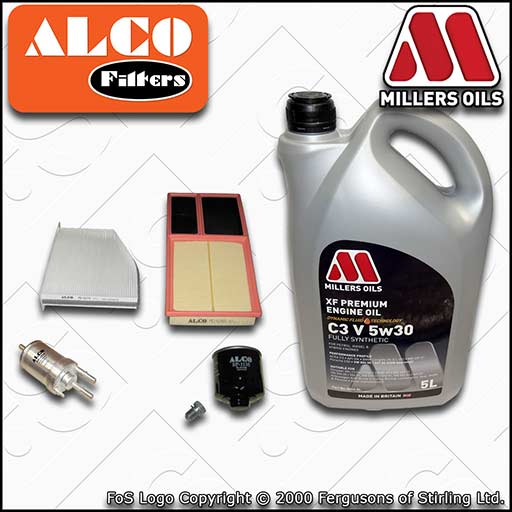 SERVICE KIT for VW GOLF MK6 (5K) 1.4 16V BUD CGGA OIL AIR FUEL CABIN FILTER +OIL