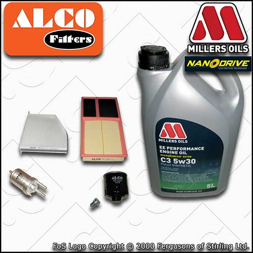 SERVICE KIT for VW GOLF MK6 (5K) 1.4 16V BUD CGGA OIL AIR FUEL CABIN FILTER +OIL