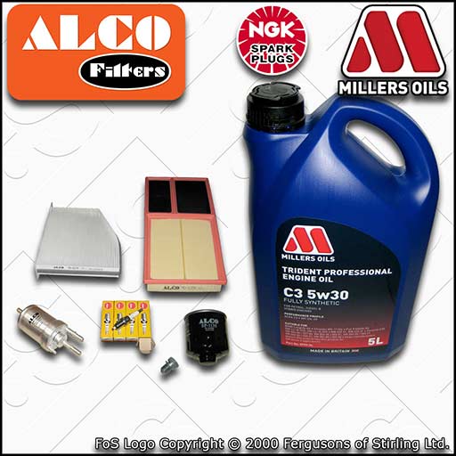 SERVICE KIT for VW GOLF MK6 1.4 16V BUD CGGA OIL AIR FUEL CABIN FILTER PLUGS OIL