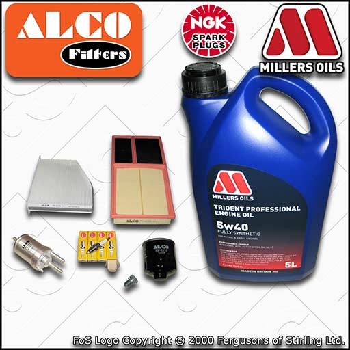 SERVICE KIT for VW GOLF MK6 1.4 16V BUD CGGA OIL AIR FUEL CABIN FILTER PLUGS OIL