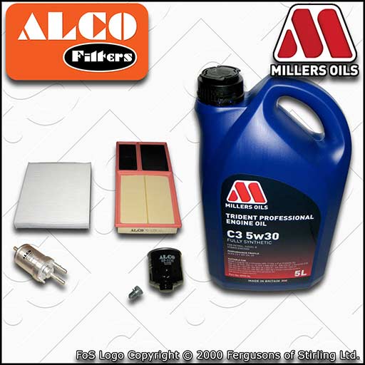 SERVICE KIT for SKODA FABIA 1.4 BXW CGGB OIL AIR FUEL CABIN FILTER OIL 2010-2014