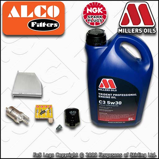 SERVICE KIT for VW GOLF MK6 5K 1.4 16V BUD CGGA OIL FUEL CABIN FILTER PLUGS +OIL