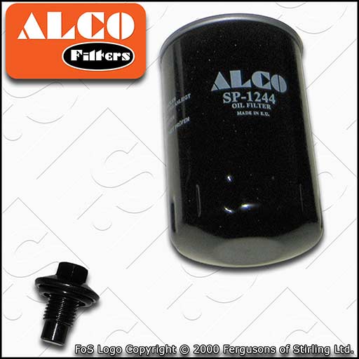 SERVICE KIT for FORD FIESTA MK6 1.6 ALCO OIL FILTER SUMP PLUG (2001-2006)