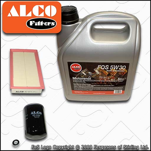 SERVICE KIT for FORD FOCUS MK1 1.6 1.8 2.0 ALCO OIL AIR FILTERS +OIL (1998-2004)