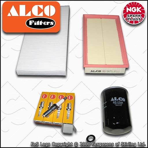 SERVICE KIT for FORD FOCUS MK1 1.6 PETROL OIL AIR CABIN FILTER PLUGS (1998-2004)