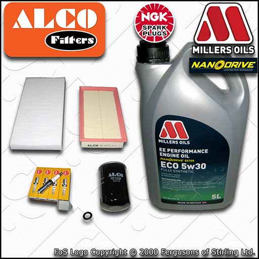 SERVICE KIT for FORD FOCUS MK1 1.6 OIL AIR CABIN FILTERS PLUGS +OIL (1998-2004)