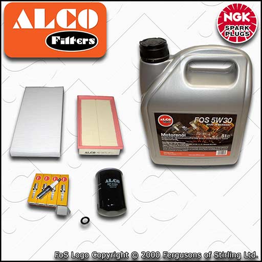 SERVICE KIT for FORD FOCUS MK1 1.6 OIL AIR CABIN FILTERS PLUGS +OIL (1998-2004)