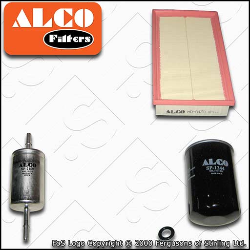 SERVICE KIT for FORD TRANSIT CONNECT 1.8 ALCO OIL AIR FUEL FILTERS (2002-2013)