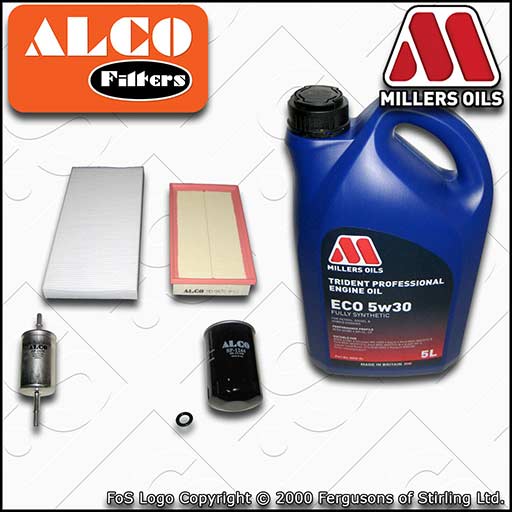 SERVICE KIT for FORD FOCUS MK1 1.6 1.8 2.0 OIL AIR FUEL CABIN FILTERS +OIL 98-04