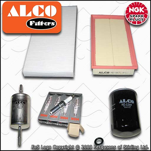 SERVICE KIT for FORD TRANSIT CONNECT 1.8 OIL AIR FUEL CABIN FILTER PLUGS (02-13)