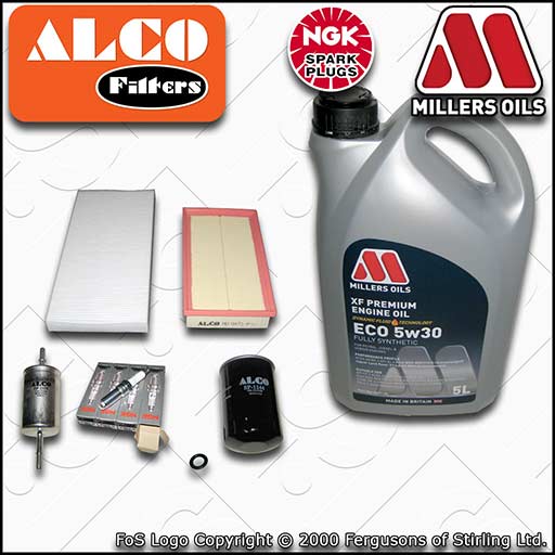 SERVICE KIT for FORD TRANSIT CONNECT 1.8 OIL AIR FUEL CABIN FILTERS PLUGS +OIL