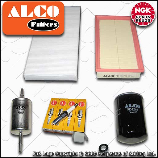 SERVICE KIT for FORD FOCUS MK1 1.6 OIL AIR FUEL CABIN FILTERS PLUGS (1998-2004)