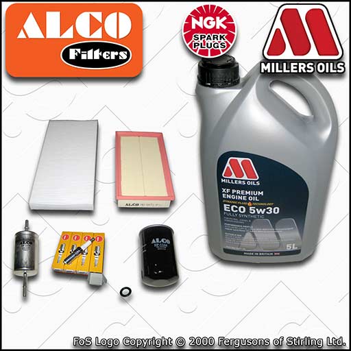 SERVICE KIT for FORD FOCUS MK1 1.6 OIL AIR FUEL CABIN FILTERS PLUGS +OIL (98-04)