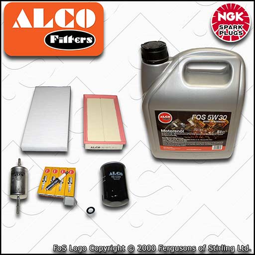 SERVICE KIT for FORD FOCUS MK1 1.6 OIL AIR FUEL CABIN FILTERS PLUGS +OIL (98-04)