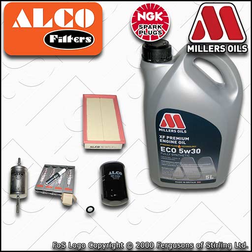 SERVICE KIT for FORD TRANSIT CONNECT 1.8 OIL AIR FUEL FILTERS PLUGS +OIL (02-13)