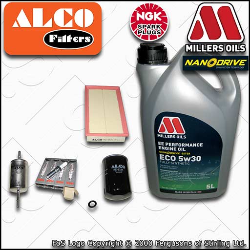 SERVICE KIT for FORD TRANSIT CONNECT 1.8 OIL AIR FUEL FILTERS PLUGS +OIL (02-13)