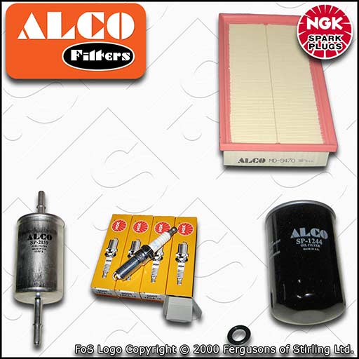 SERVICE KIT for FORD FOCUS MK1 1.6 PETROL OIL AIR FUEL FILTERS PLUGS (1998-2004)