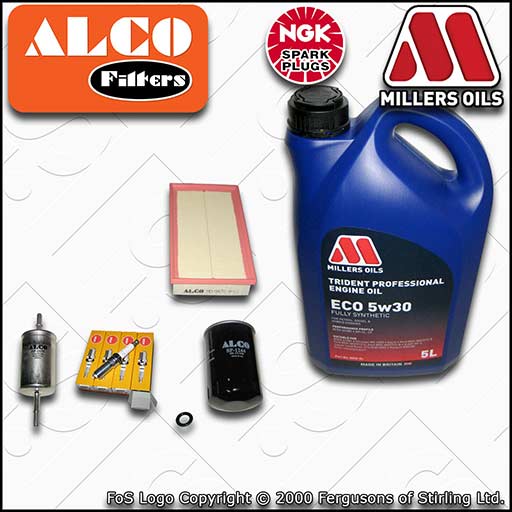 SERVICE KIT for FORD FOCUS MK1 1.6 OIL AIR FUEL FILTERS PLUGS +OIL (1998-2004)