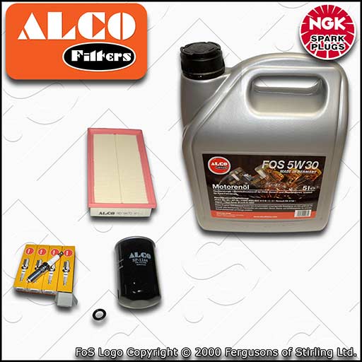 SERVICE KIT for FORD FOCUS MK1 1.6 PETROL OIL AIR FILTERS PLUGS +OIL (1998-2004)